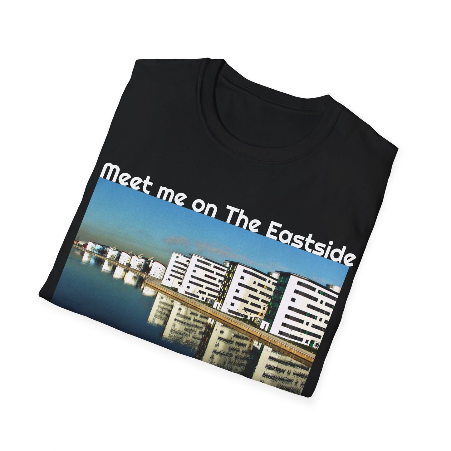 University of East London "Meet Me On The Eastside" Unisex Softstyle T-Shirt
