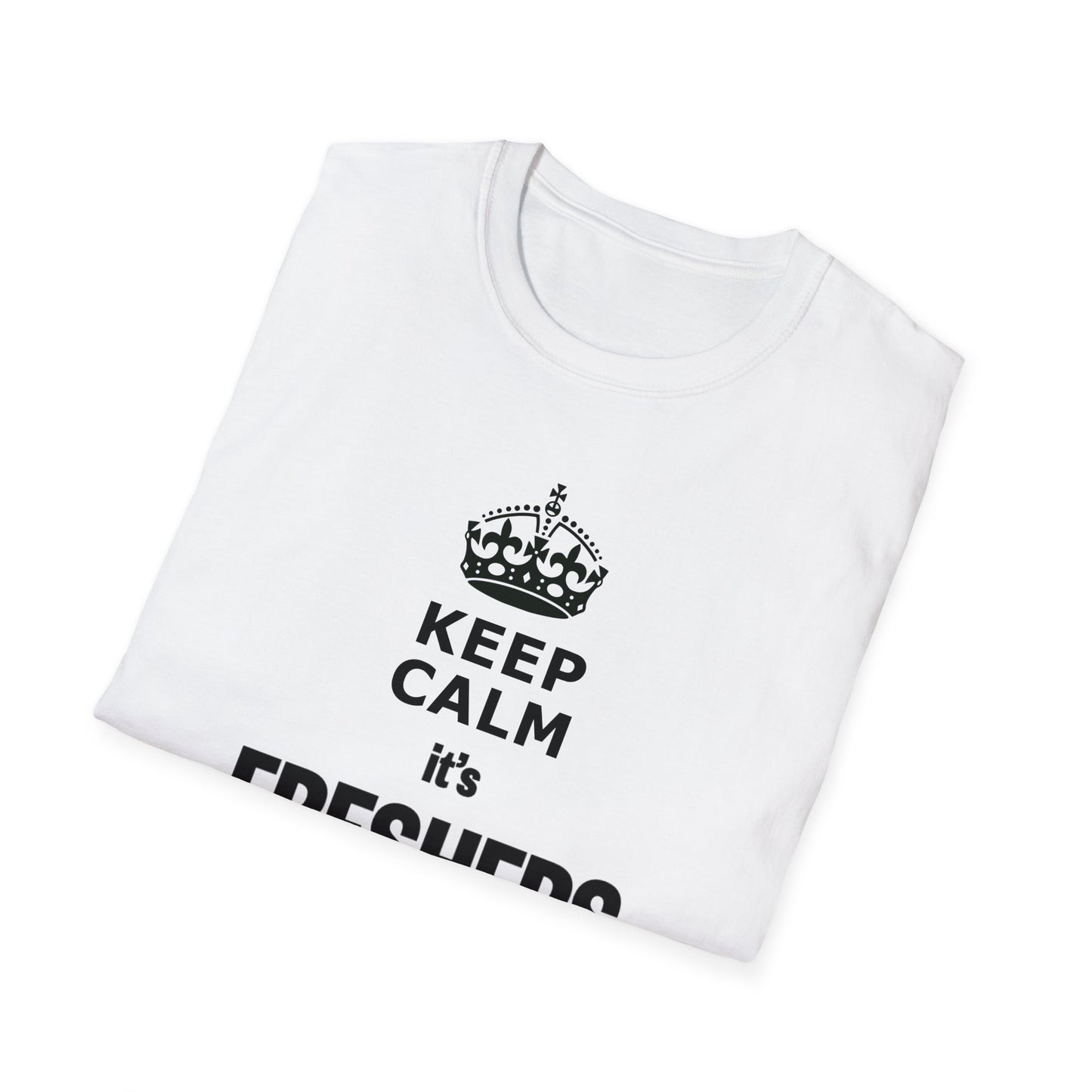 University of East London "Keep Calm" Freshers 2024 Unisex Softstyle T-Shirt