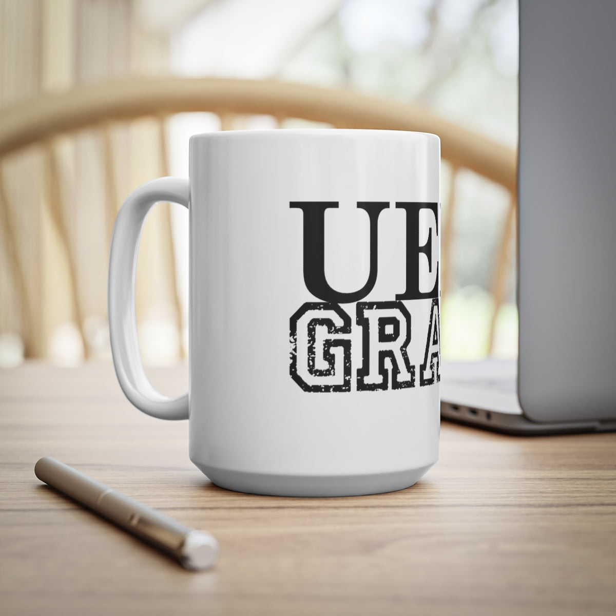 University of East London UEL Grad Ceramic Mug, 11oz, 15oz