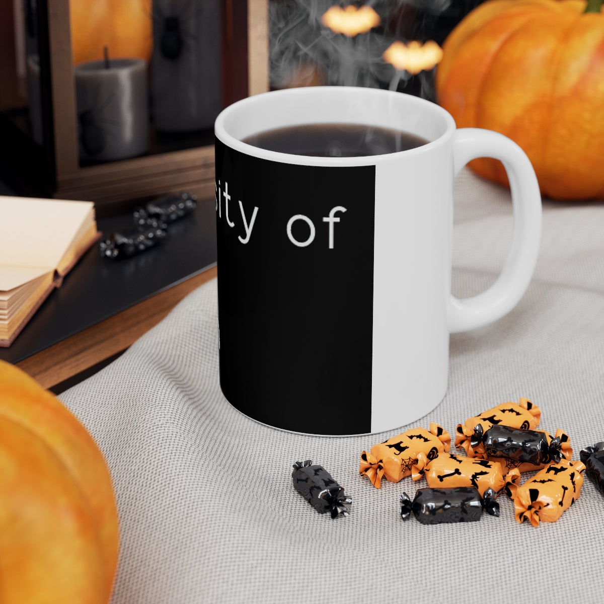 University of East London Scrabble Ceramic Mug, 11oz, 15oz