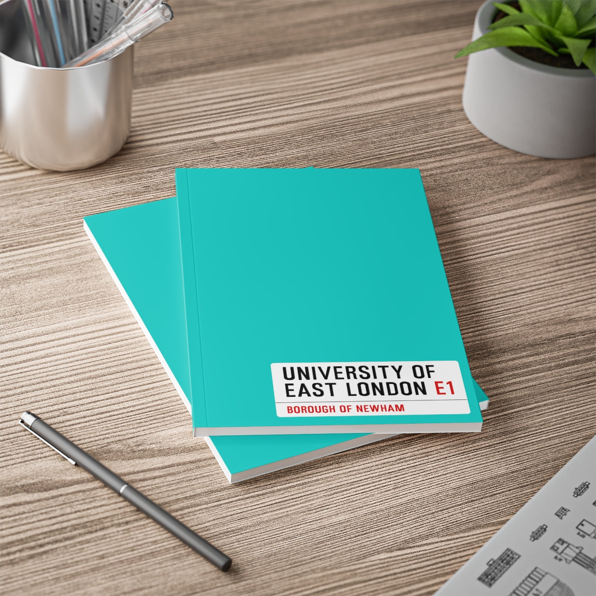 University of East London Softcover Notebook, A5