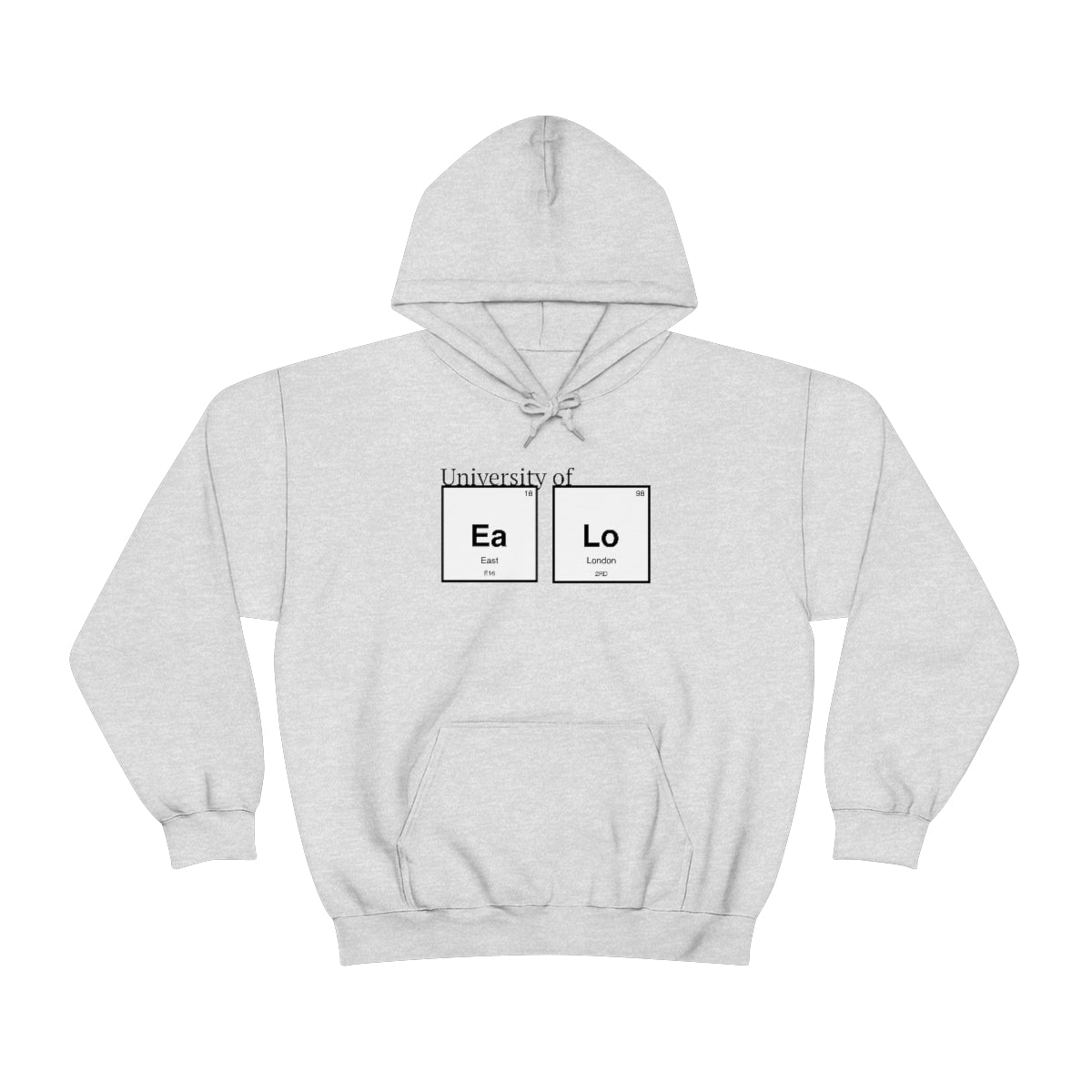 University of "Ea Lo" Unisex Heavy Blend Hooded Sweatshirt