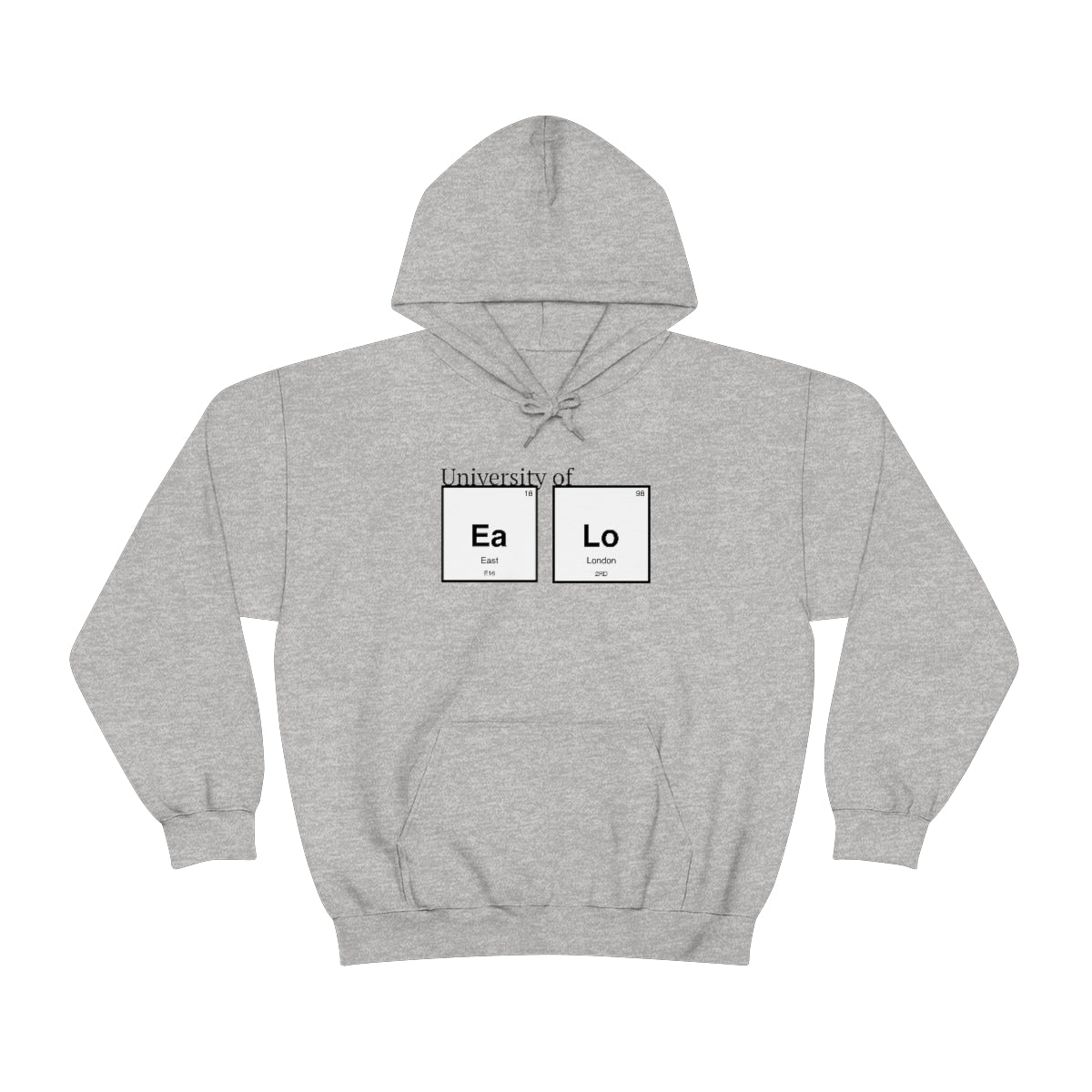 University of "Ea Lo" Unisex Heavy Blend Hooded Sweatshirt