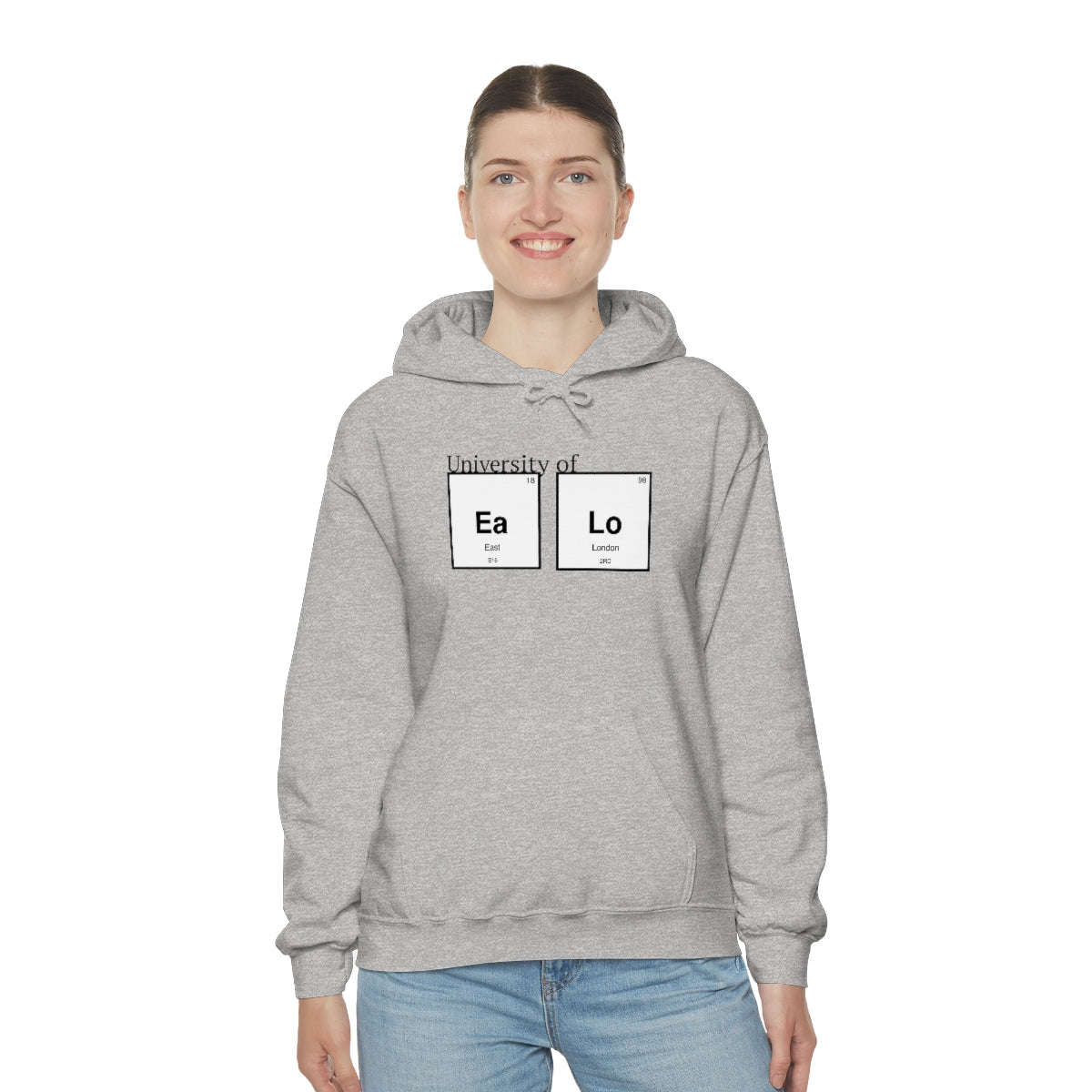 University of "Ea Lo" Unisex Heavy Blend Hooded Sweatshirt