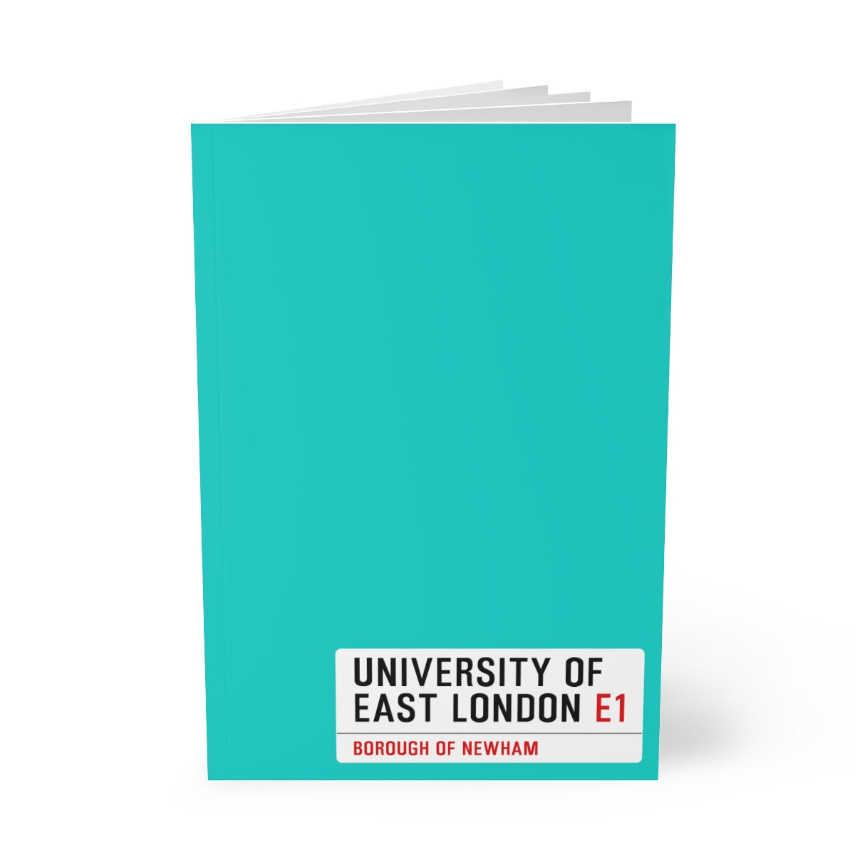 University of East London Softcover Notebook, A5