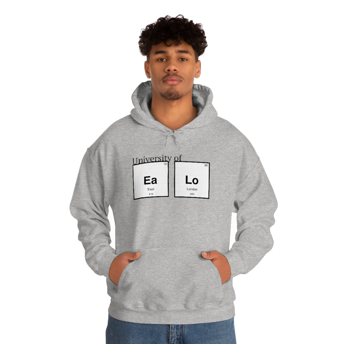 University of "Ea Lo" Unisex Heavy Blend Hooded Sweatshirt