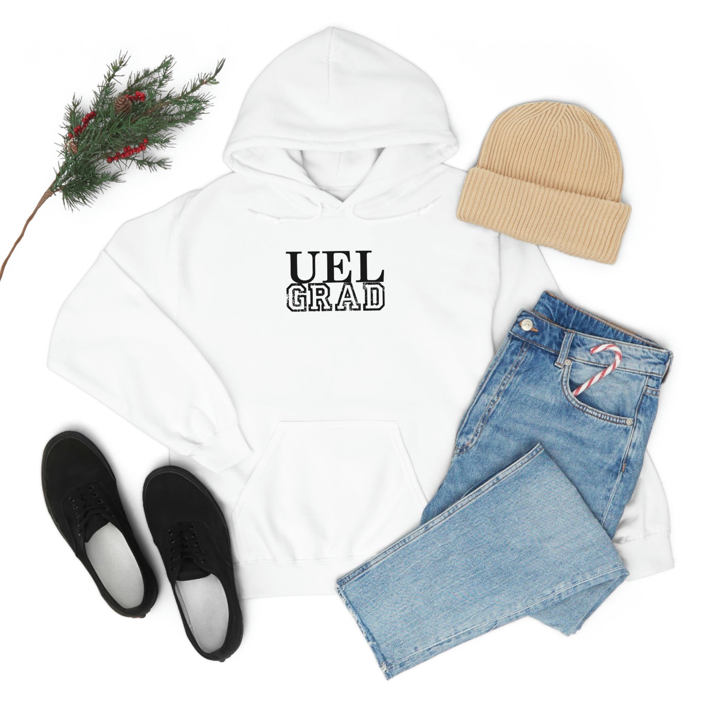 University of East London UEL Grad Unisex Hooded Sweatshirt