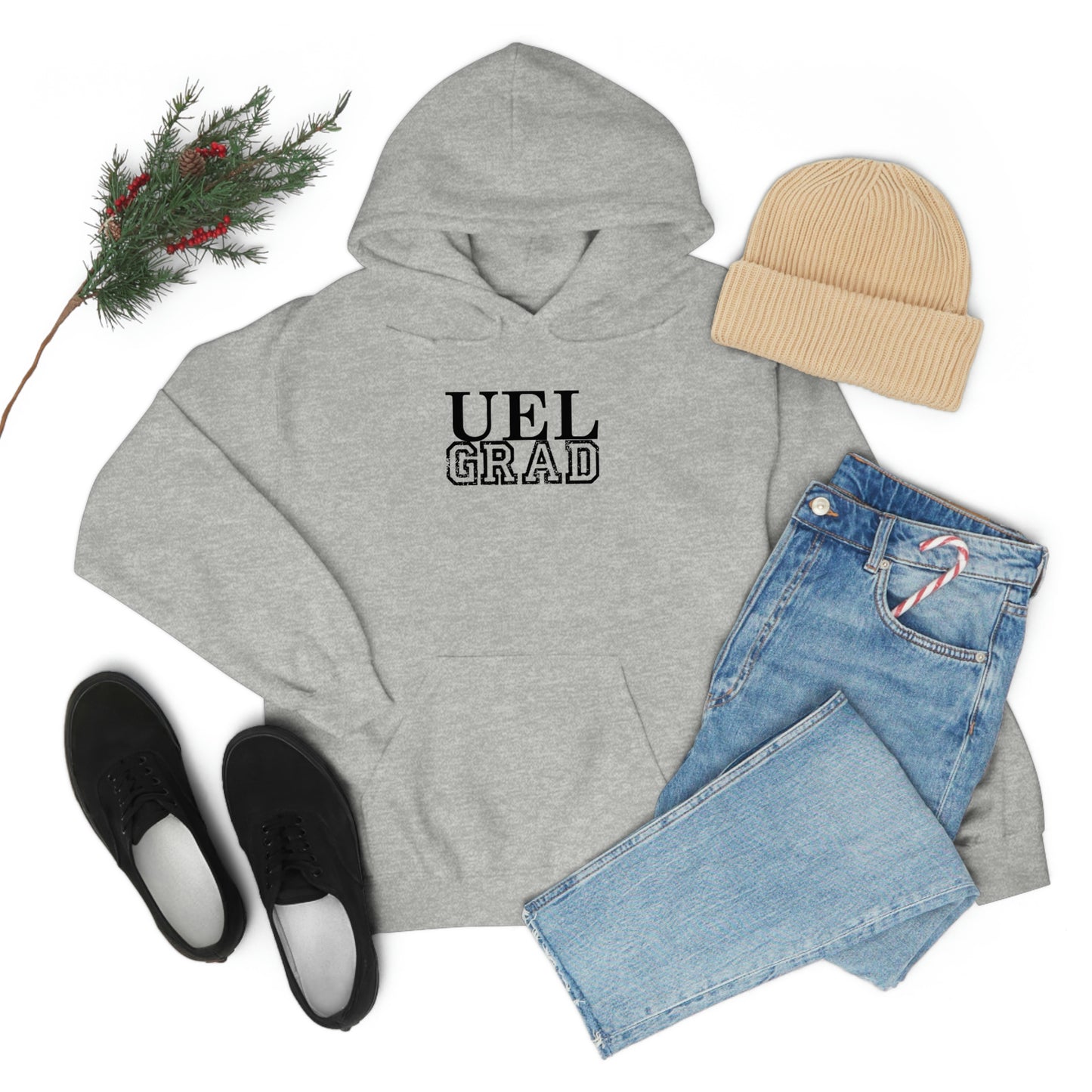 University of East London UEL Grad Unisex Hooded Sweatshirt