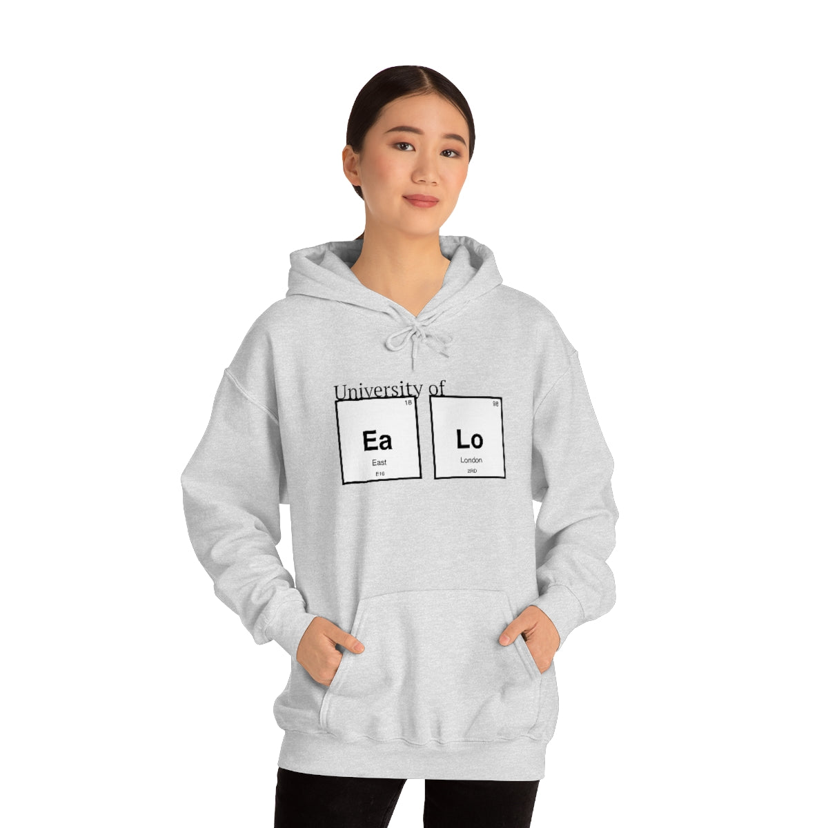 University of "Ea Lo" Unisex Heavy Blend Hooded Sweatshirt