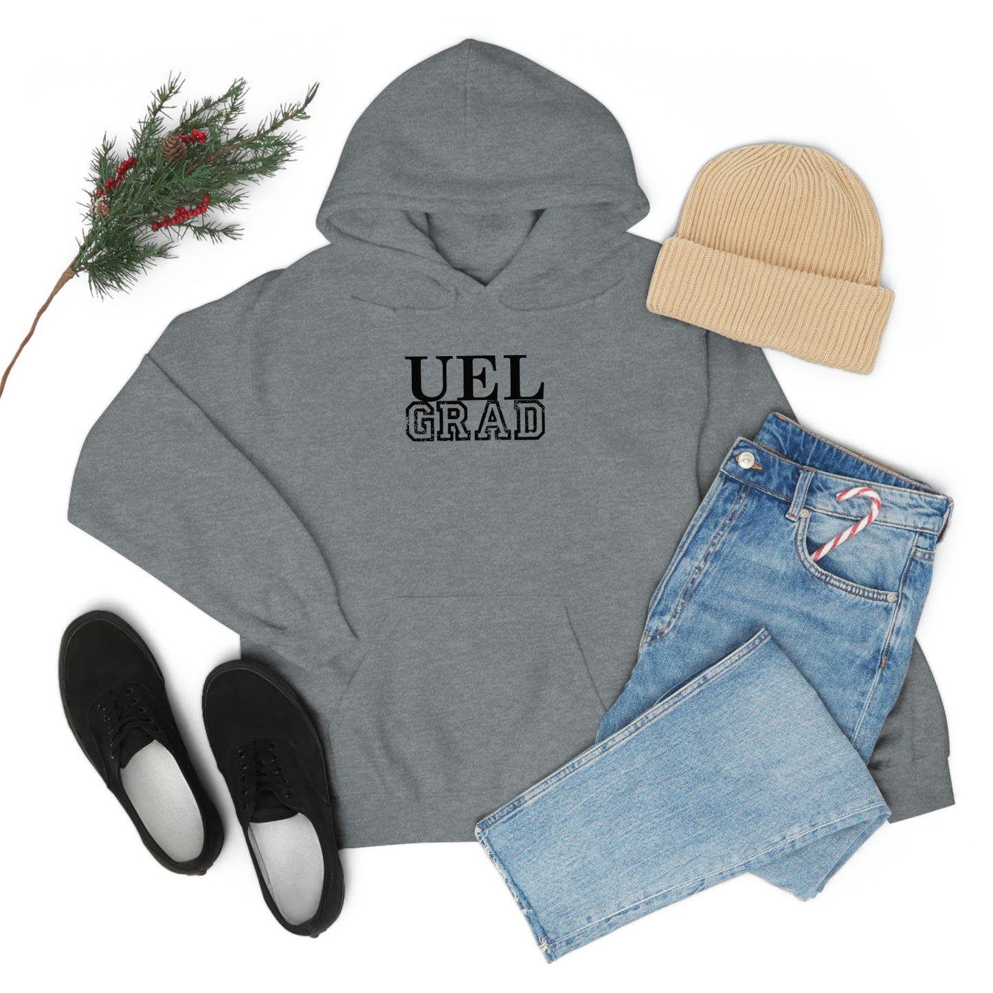 University of East London UEL Grad Unisex Hooded Sweatshirt