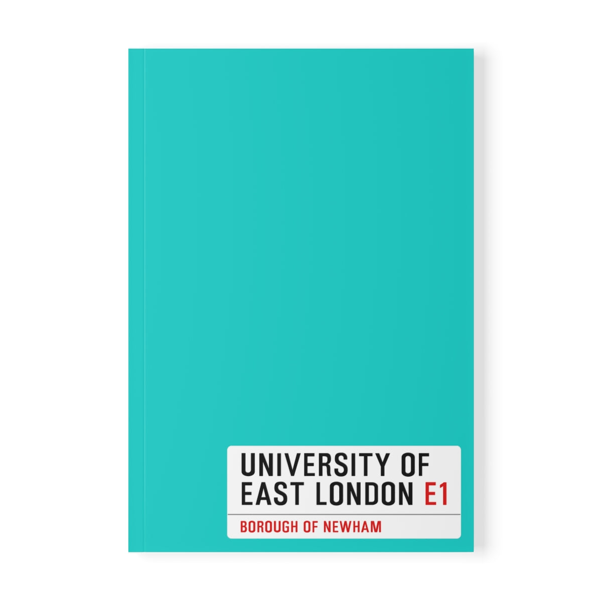 University of East London Softcover Notebook, A5