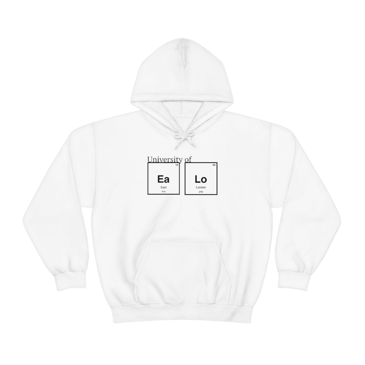 University of "Ea Lo" Unisex Heavy Blend Hooded Sweatshirt