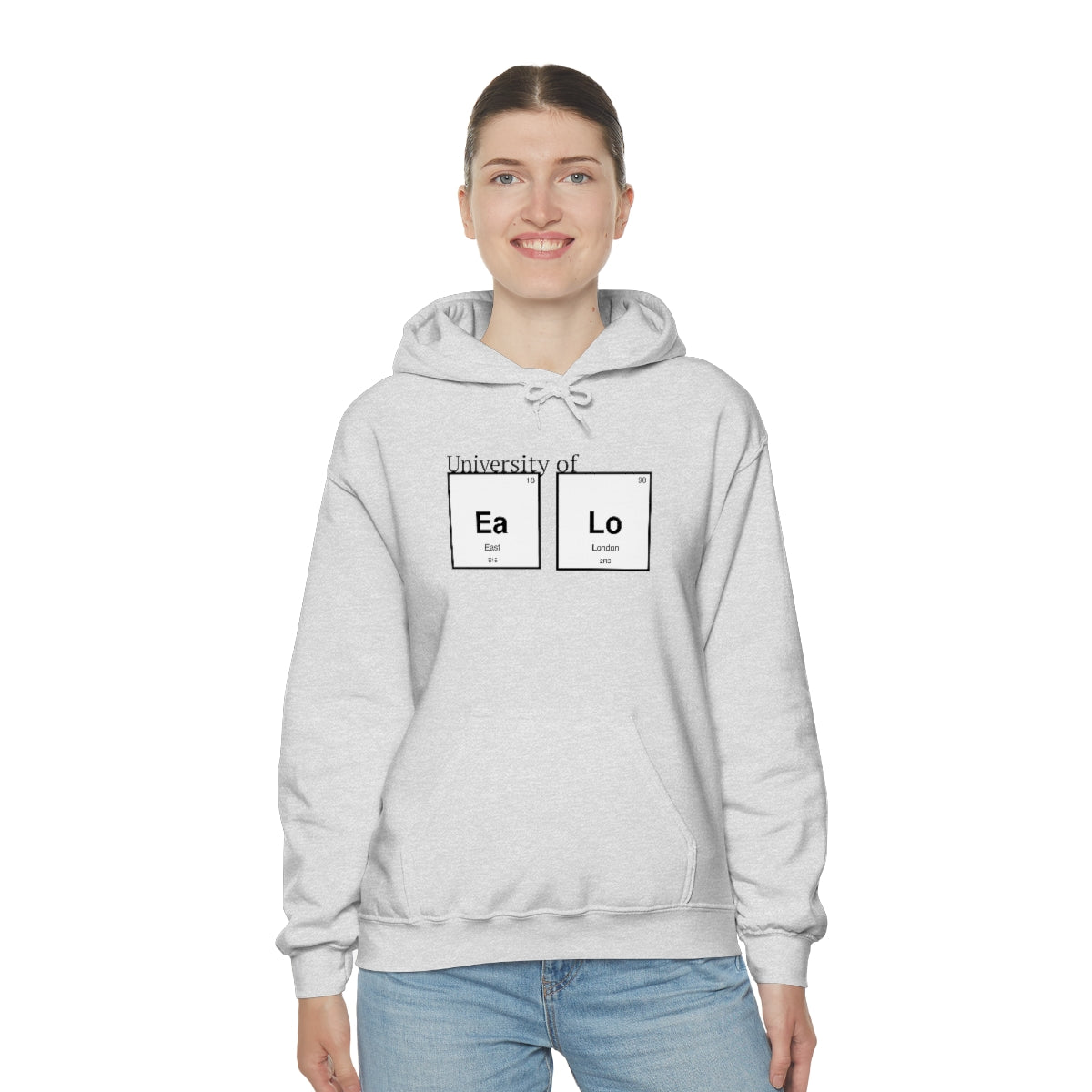 University of "Ea Lo" Unisex Heavy Blend Hooded Sweatshirt